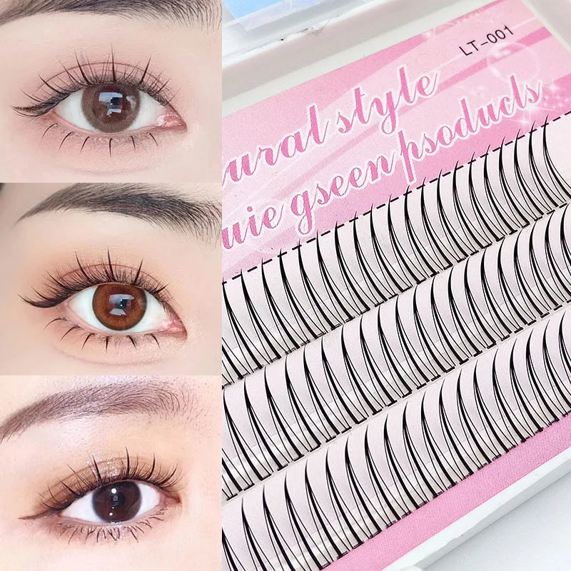 New A/M Shape Professional Makeup Individual Lashes
