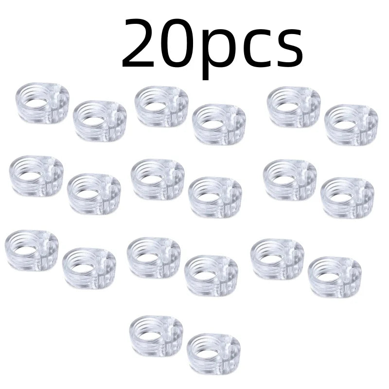 4Pcs Door Stopper Transparen Silicone