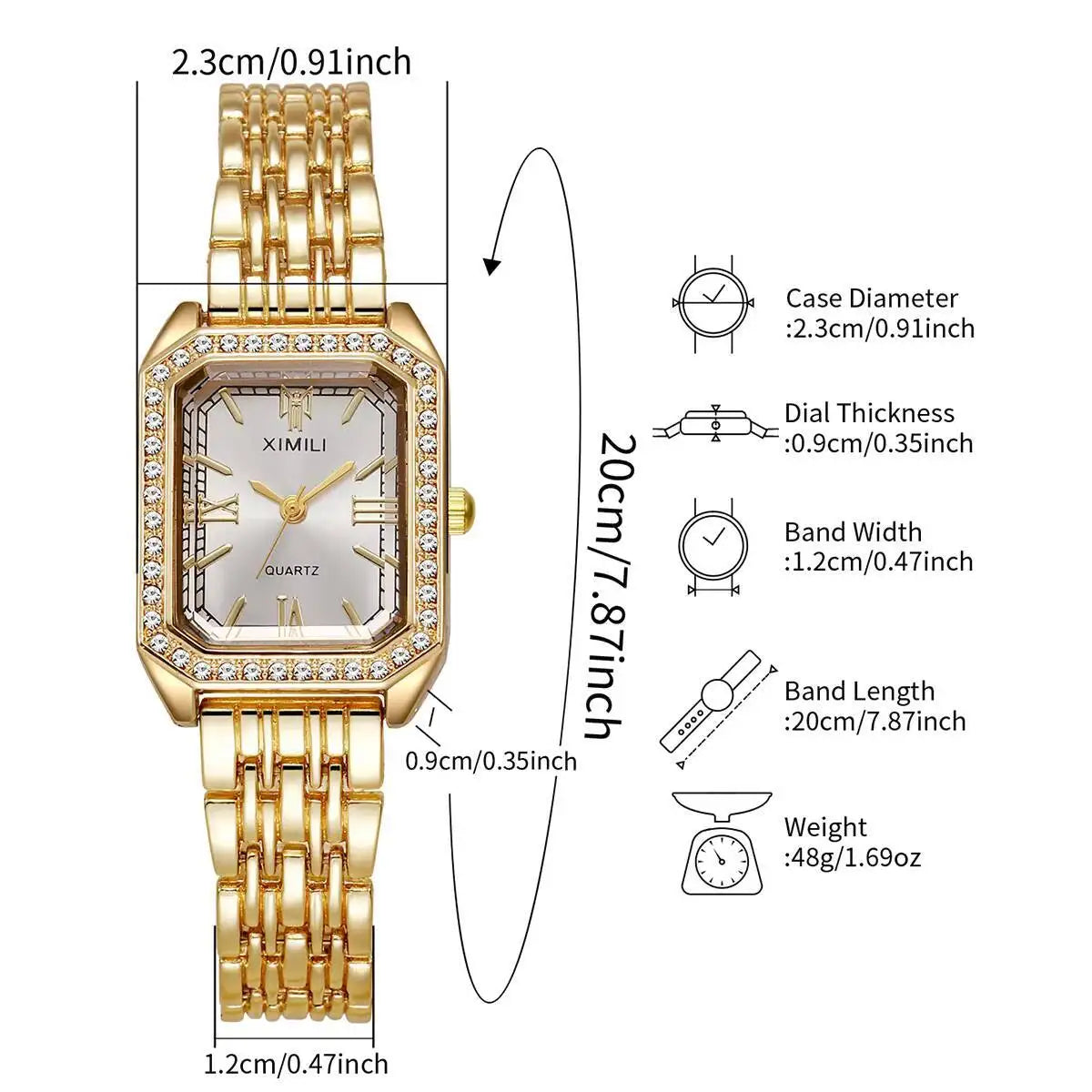 Fashion Rectangle Women Watches