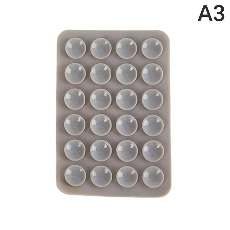 Double Side Silicone Suction Pad For Mobile Phone Fixture