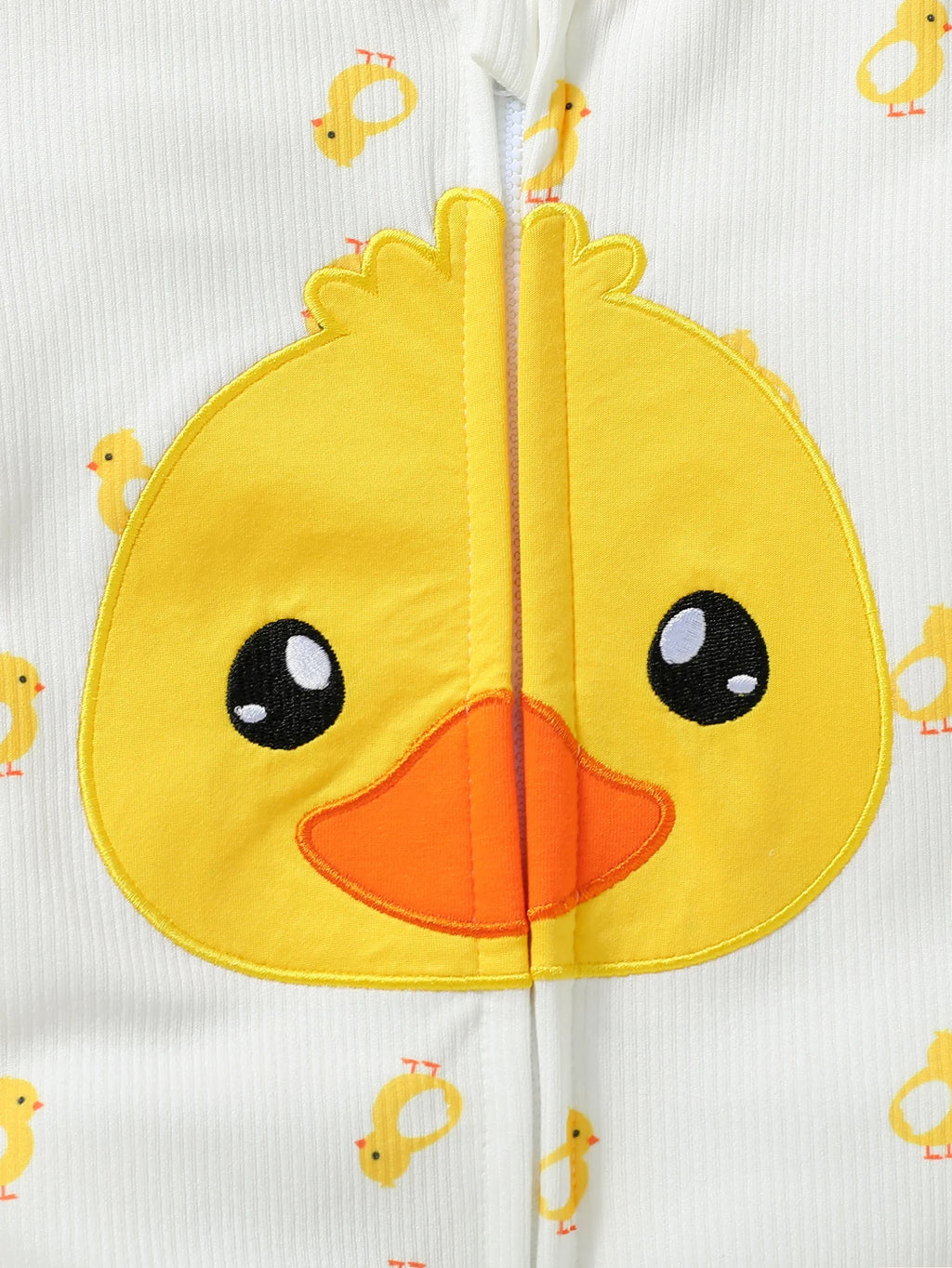 Cartoon Duck Long Sleeve With Duck Jumpsuit For Newborn
