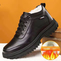 Men's Winter Thickened Warmth Casual Shoes,Leather Shoes