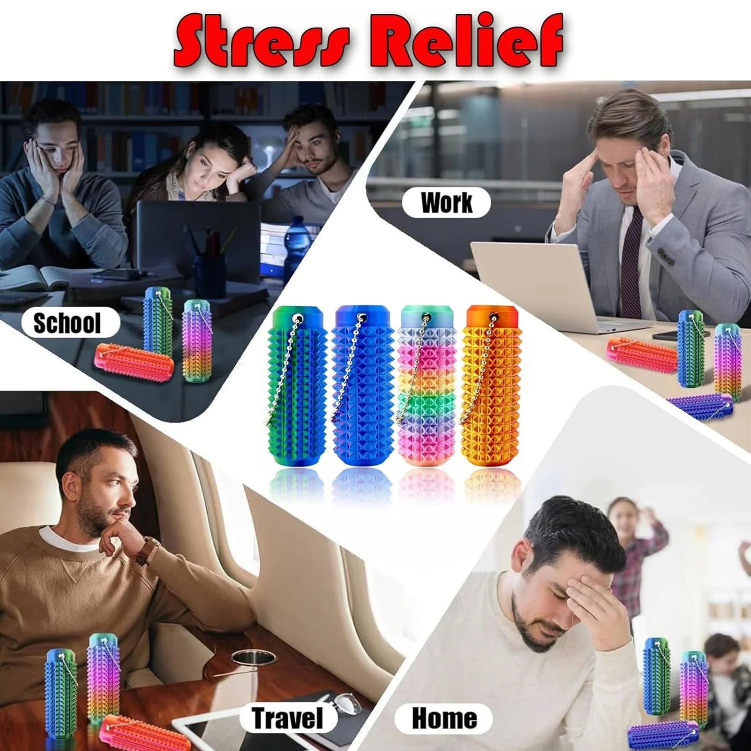 Handheld Pain Stim Fidget Roller Toys Anxiety Relief