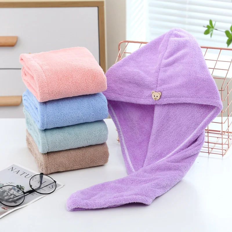 Women Long Hair Quick-Dry Hair Towel