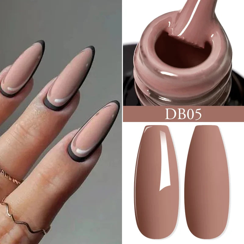 Gold Sliver Reflective Nail Gel Polish