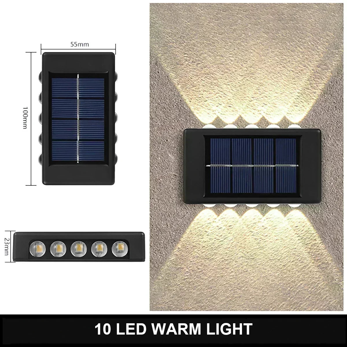 Solar Wall Lamp for Outdoor