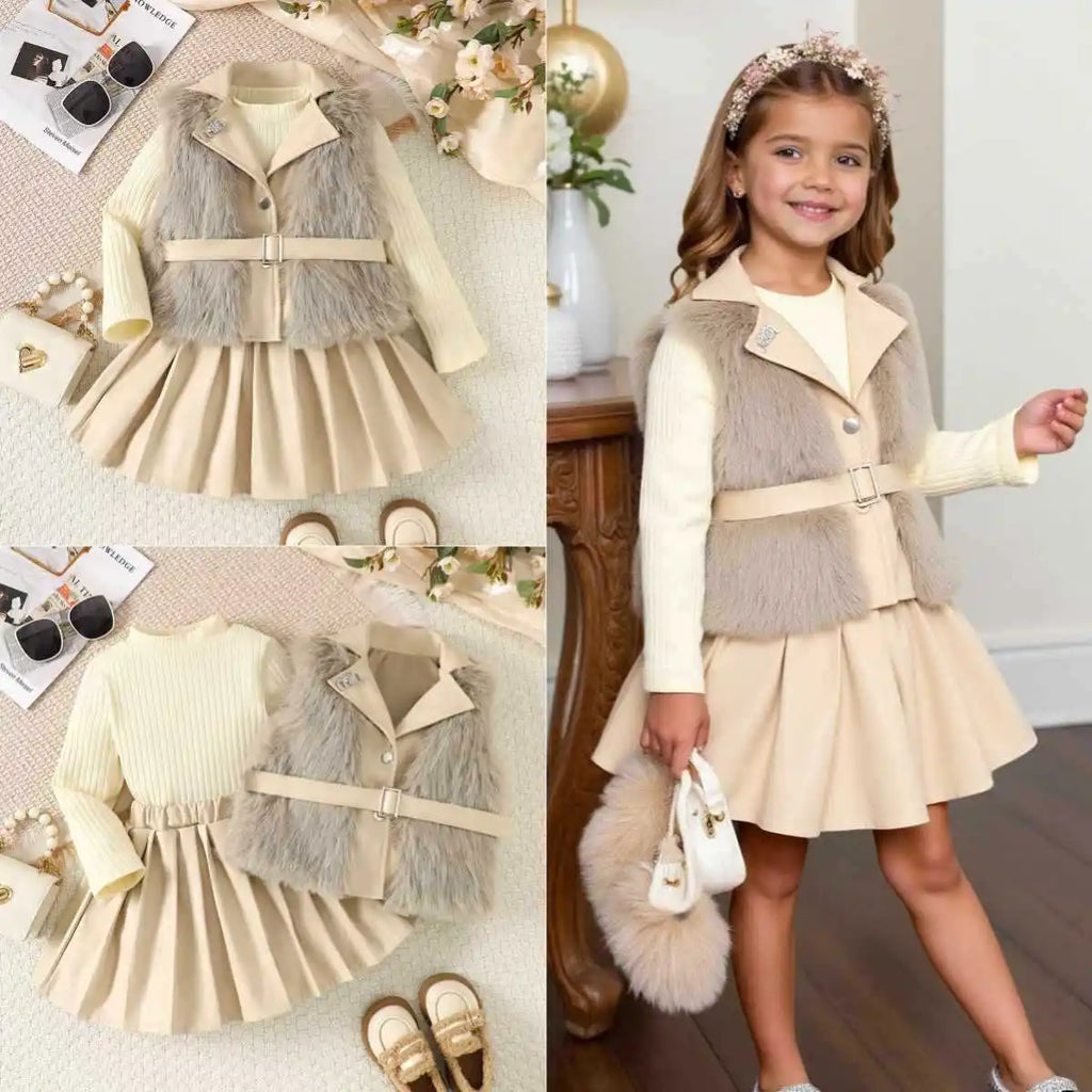 Fashion Children Winter Outfits For Girls Clothing