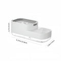 Kitchen dishwashing soap dispenser with sponge holder