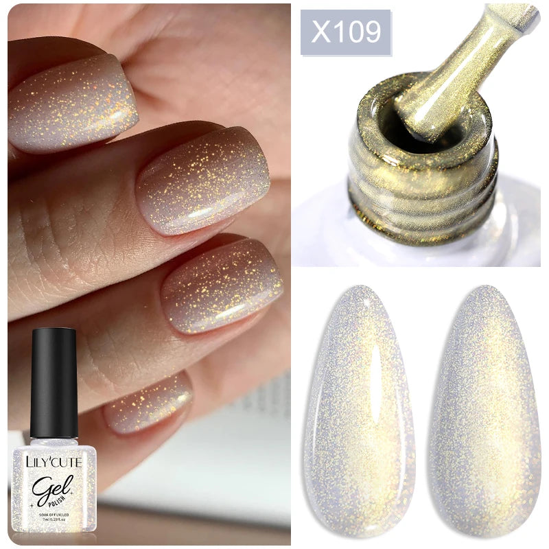 Brown Red Purple Nail Gel Polish Coffee Color Series