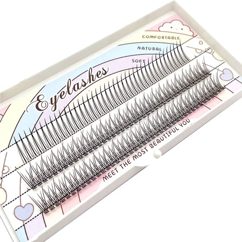 New A/M Shape Professional Makeup Individual Lashes