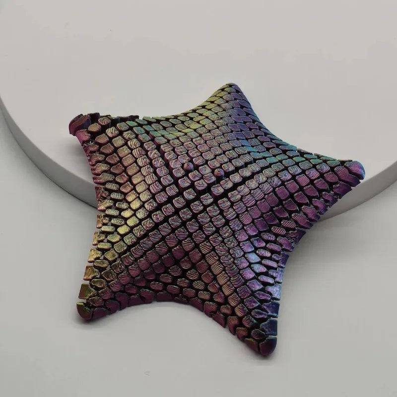3D Printed Articulated Starfish Stress Relief Toy