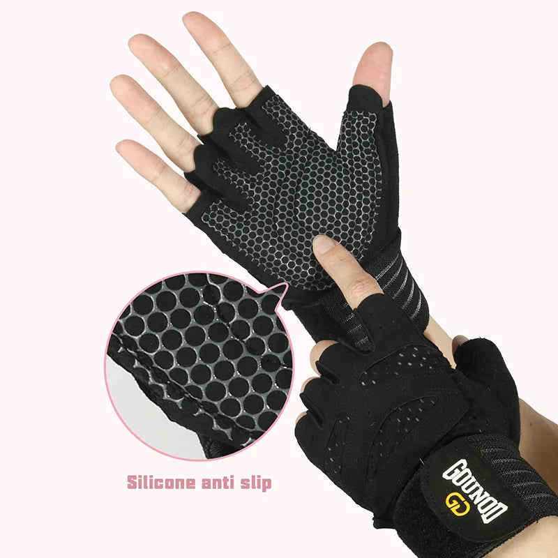 Weightlifting Gloves Wristband Support