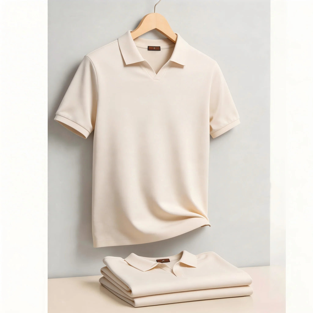 Skin-Friendly Casual Cool Old Money Style Male Polo Shirts