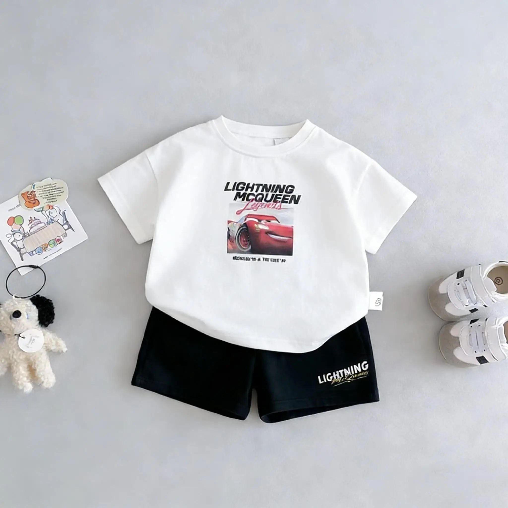 Boys T-shirt + Shorts Casual Outfits