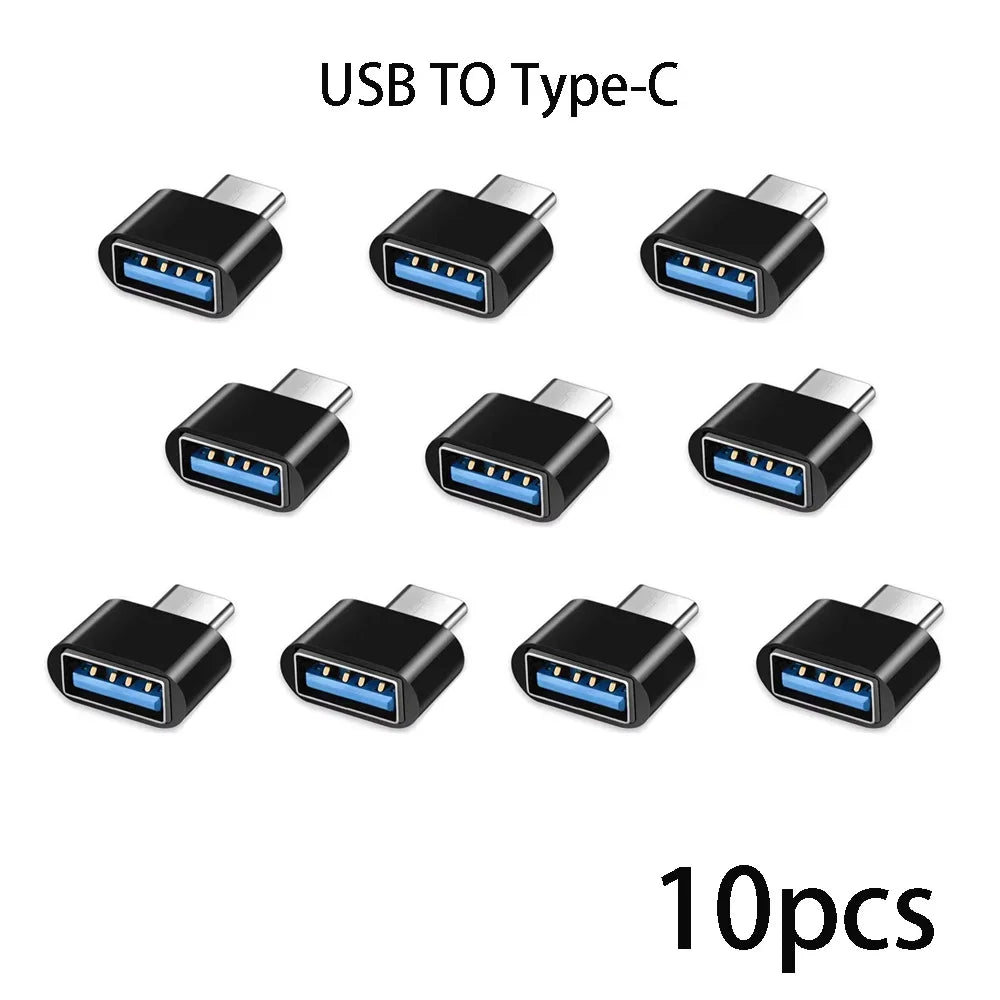 1-10PcsMini Type-C to USB Adapter