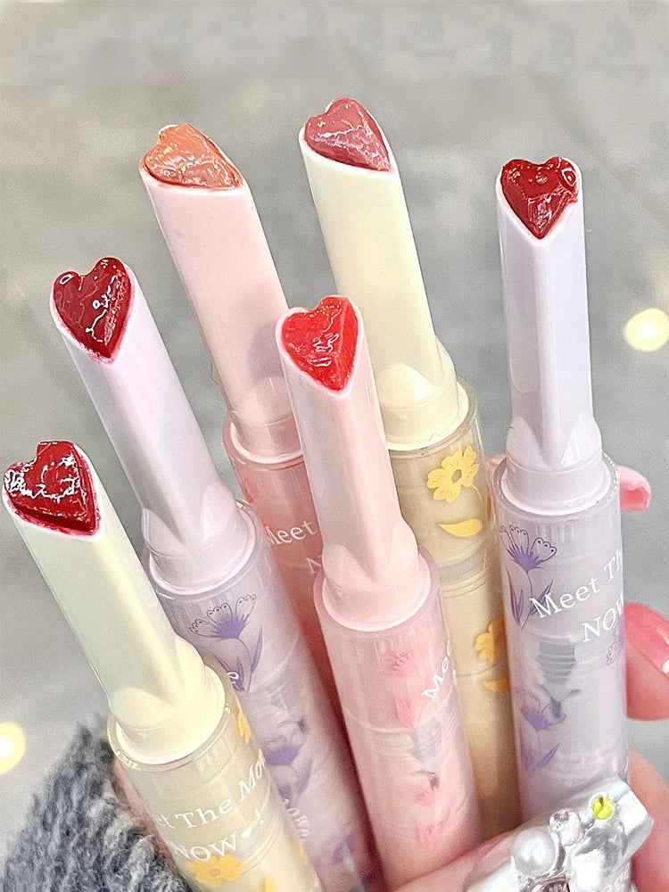 Gege bear flower lipstick with love