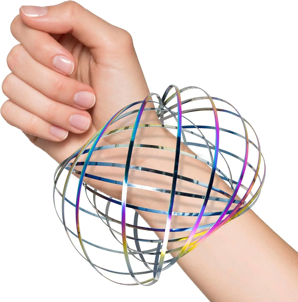 Colorful Kinetic Toroflux Magic Ring Stress Relief Fidget Toy