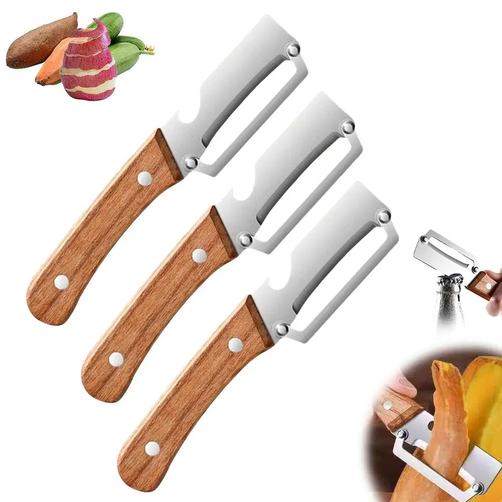2026 Wooden Multi Functional Vegetable Peeler