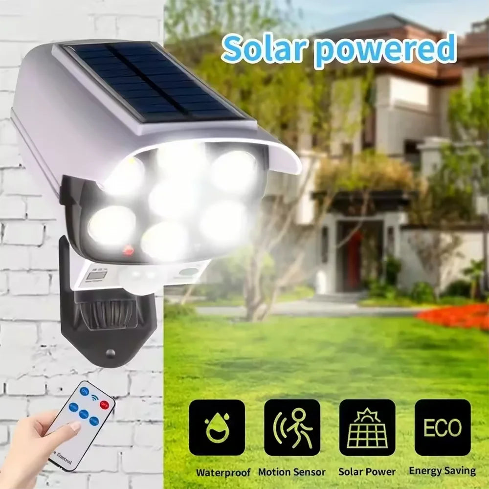 Simulation Monitoring Solar Lights Outdoor Waterproof Solar LED Motion Sensor Light