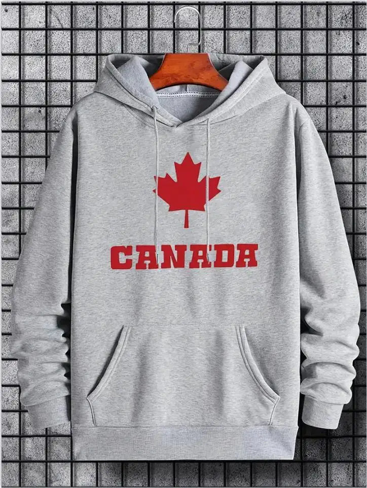Men’s hoodies with Canada logo design