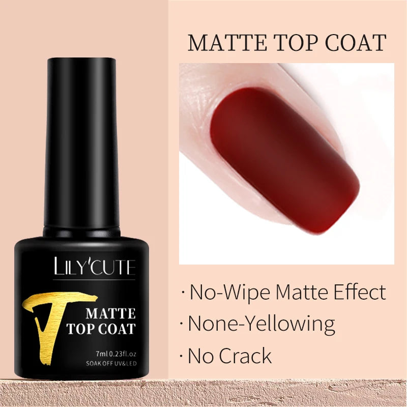 Brown Red Purple Nail Gel Polish Coffee Color Series