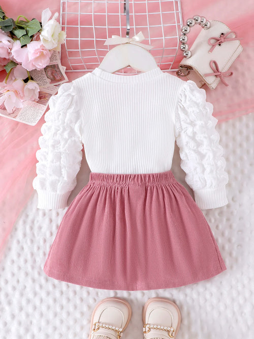 2PCS Winter New Style For 0-3 Year Girls