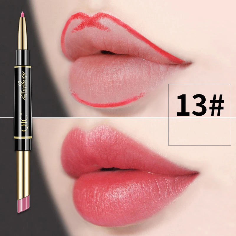 2 IN 1 Lip Liner Waterproof and Long Lasting