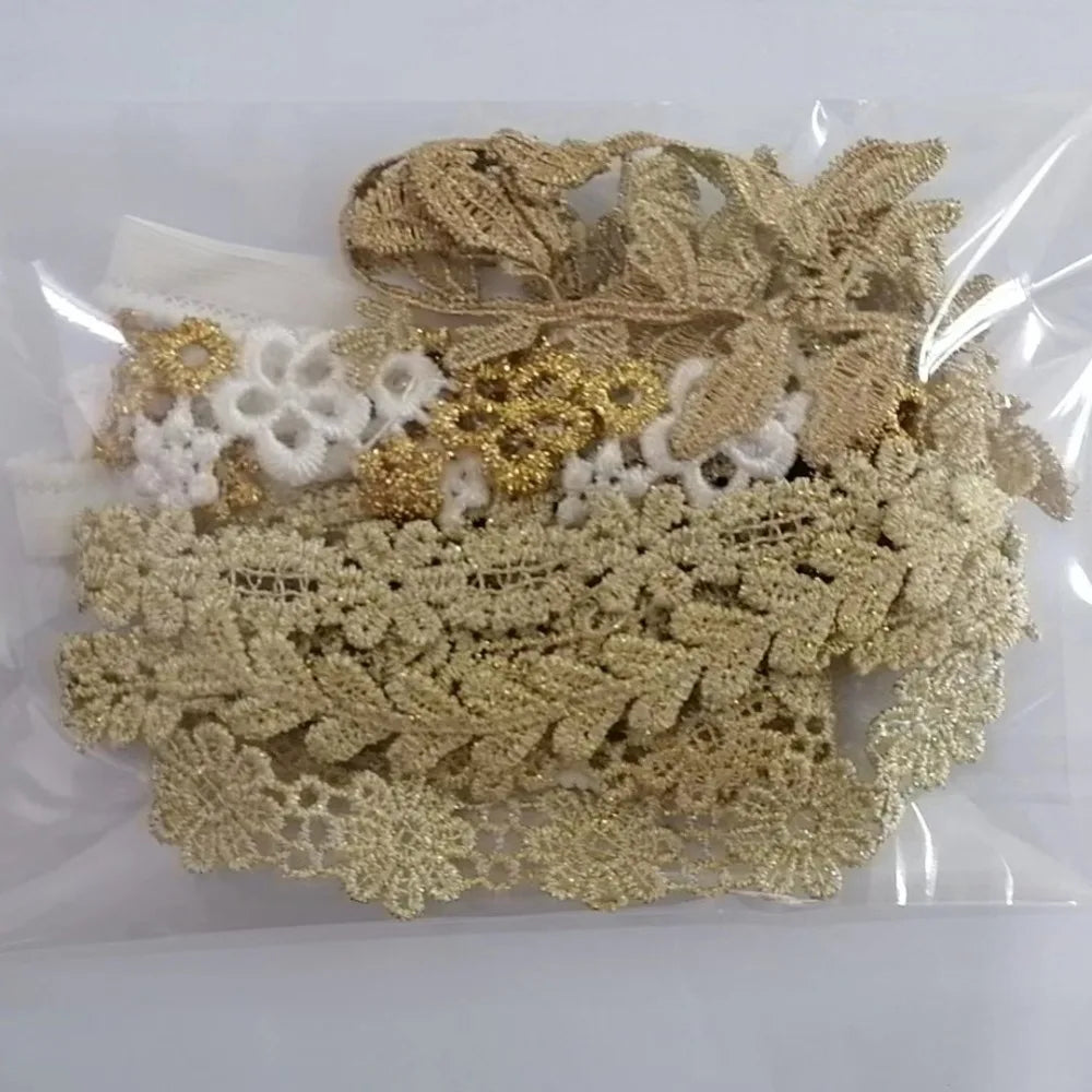 Cute Lace Headband Soft Newborn Elastic Turban  Princess Gold Hairband