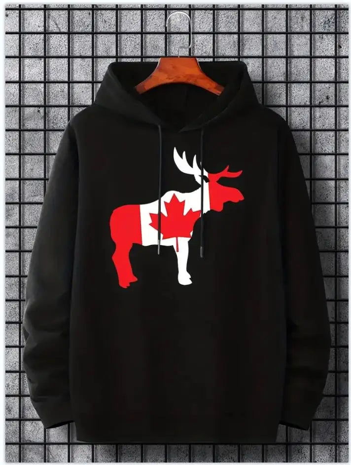Men’s hoodies with Canada logo design