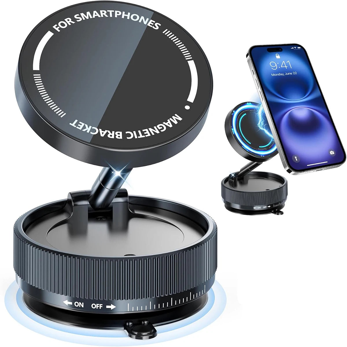 Adjustable Magnetic Car Phone Holder Pocket Size