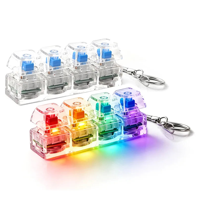 4-Button Fingertip Keyboard keychain