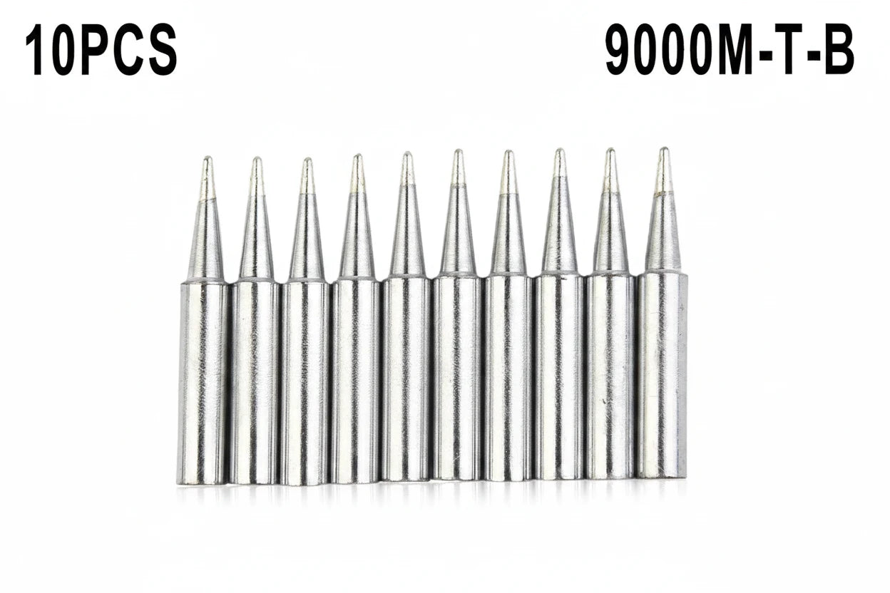 10pcs Solder Iron Tips Set Welding Equipment Accessories Lead-free Pure Copper 900M-T-B For Soldering Station High Quality