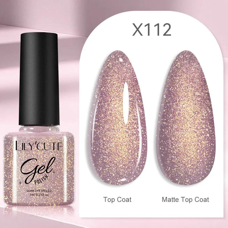 Brown Red Purple Nail Gel Polish Coffee Color Series
