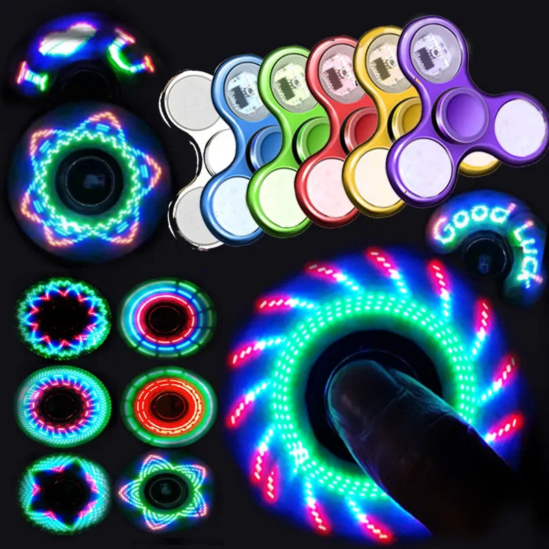 6 Colors Creative LED Light Luminous Fidget Spinner
