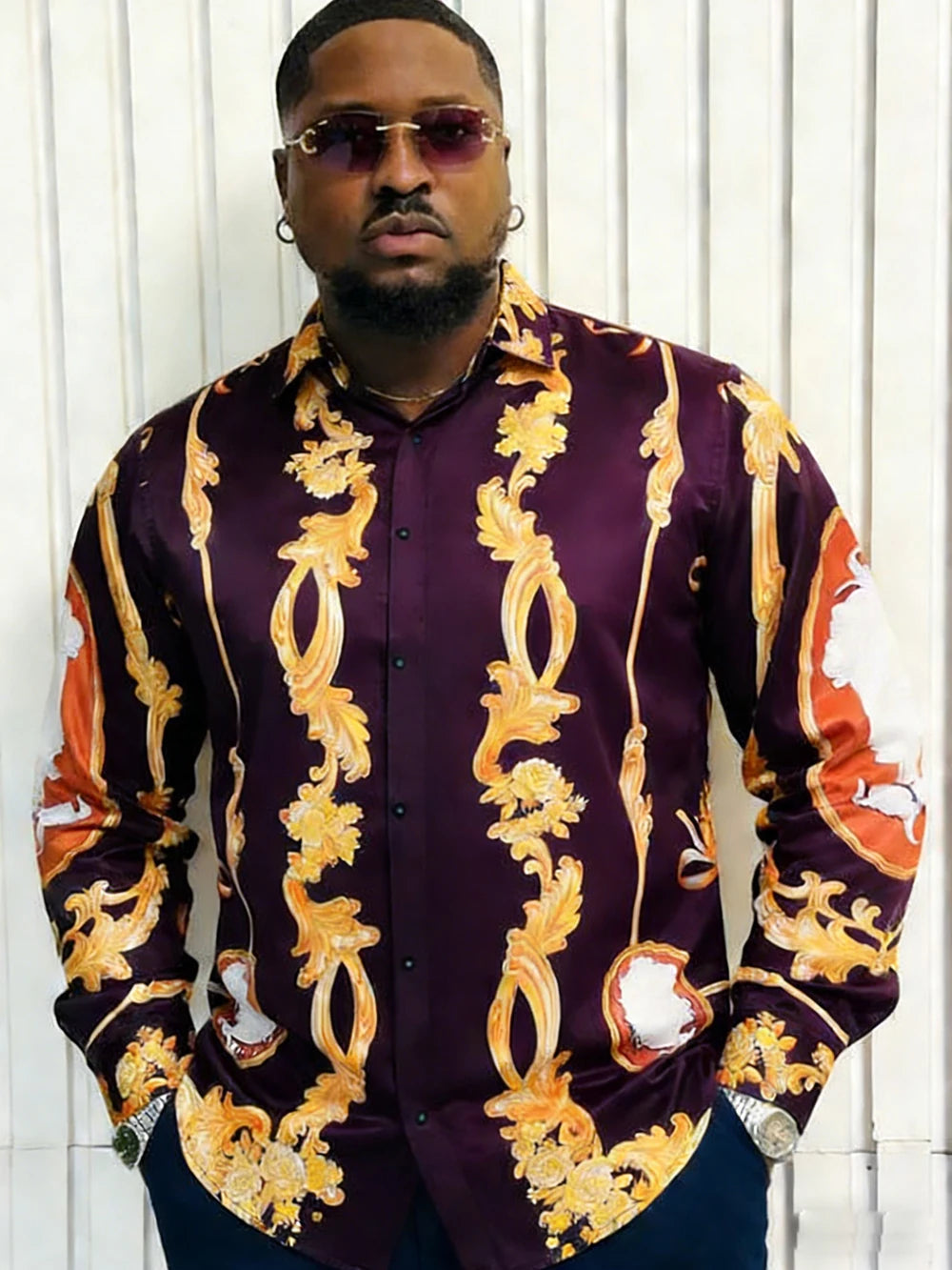 2026 Men's Fashion Casual Long Sleeve Shirt HD Color