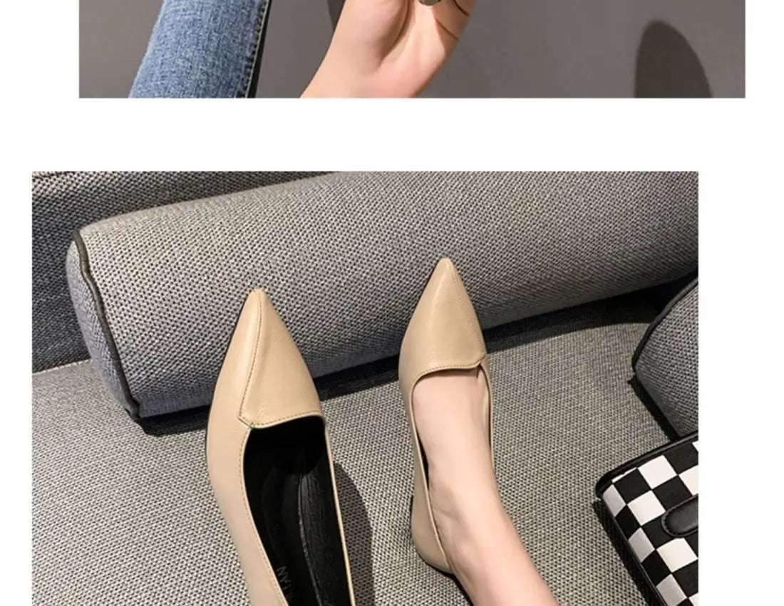 Women Fashion Pointed Toe Slip on Shoes