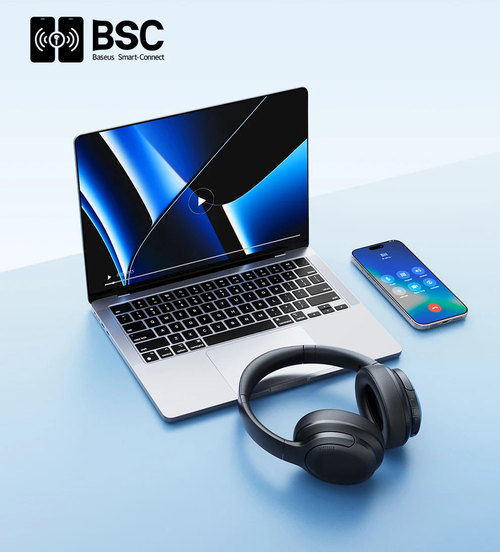 Wireless Headphones Bluetooth, Battery Capacity: 600 mAh / 2.22 Wh