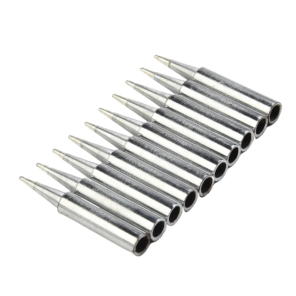 10pcs Solder Iron Tips Set Welding Equipment Accessories Lead-free Pure Copper 900M-T-B For Soldering Station High Quality