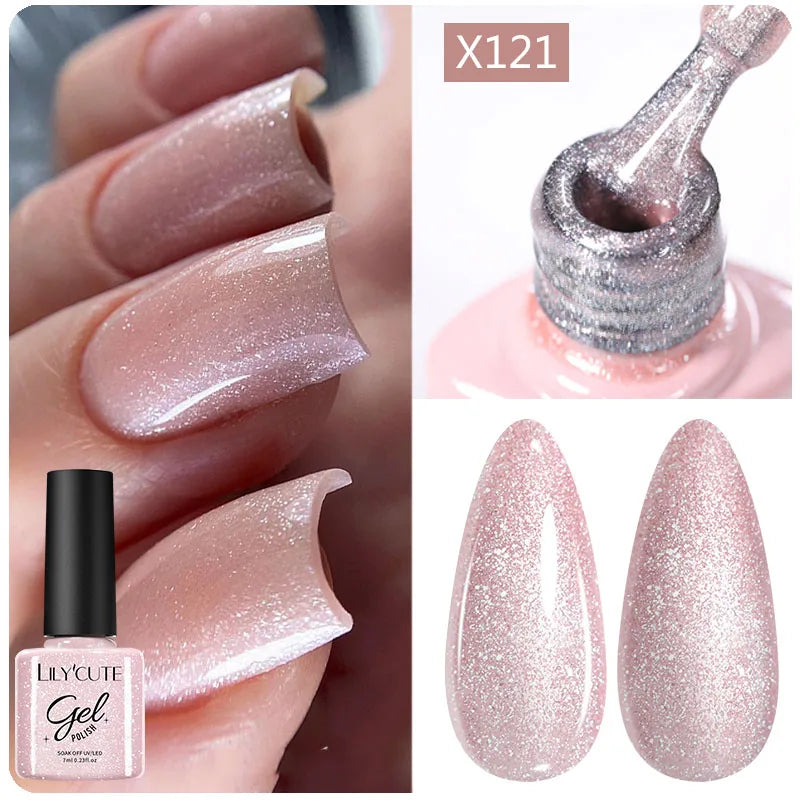 Brown Red Purple Nail Gel Polish Coffee Color Series