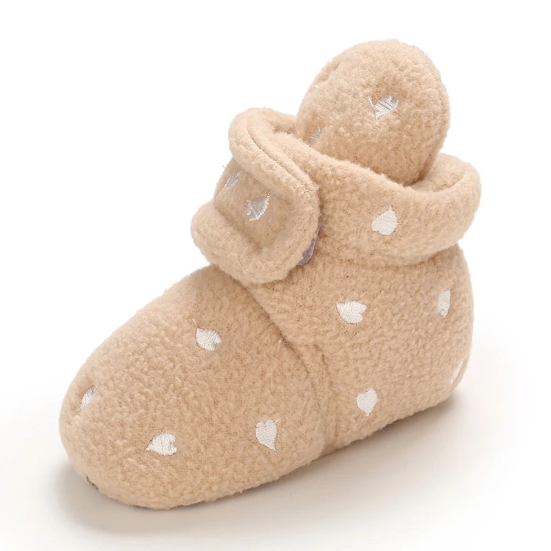 Newborn Baby Girls Boys Soft Booties Solid and comfortable