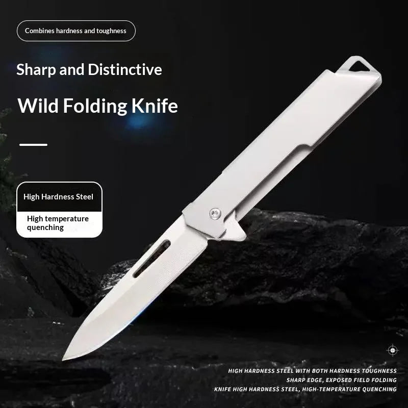 New Full Steel,Quick Open Multi-Function Folding Knife