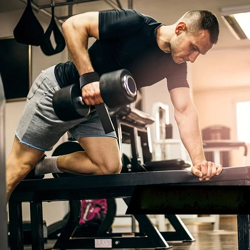 Gym Wrist Wraps with Extra Hand Grips for Strength Training
