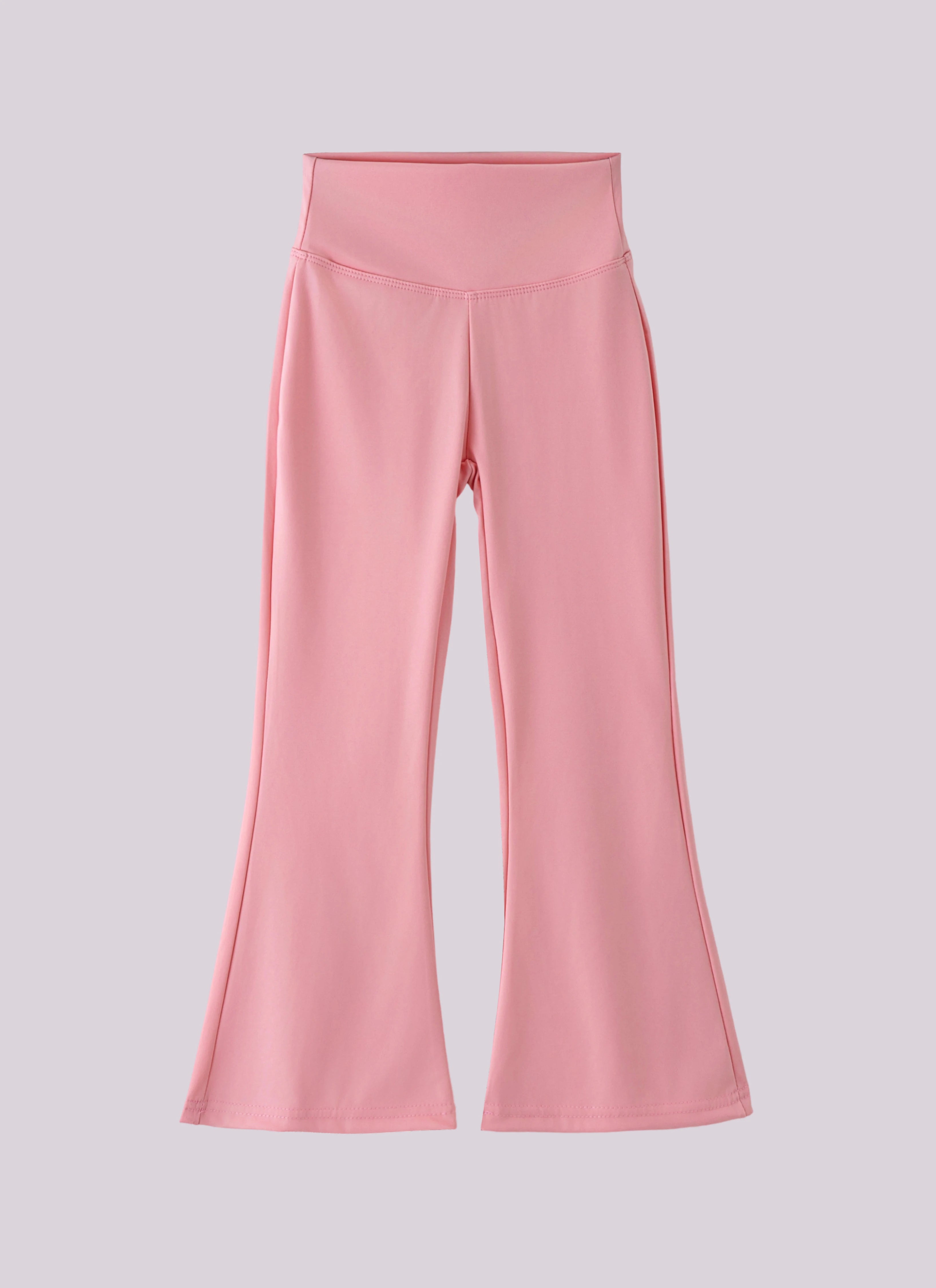 Girls Flared Pants High Waist Yoga Leggings