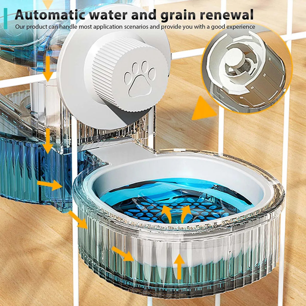 Hanging Automatic Pet Food Feeder/Water