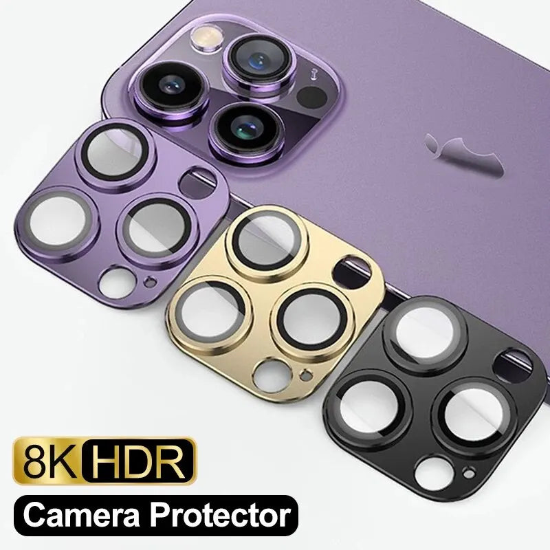 Metal Camera Lens Glass Protector For iPhones