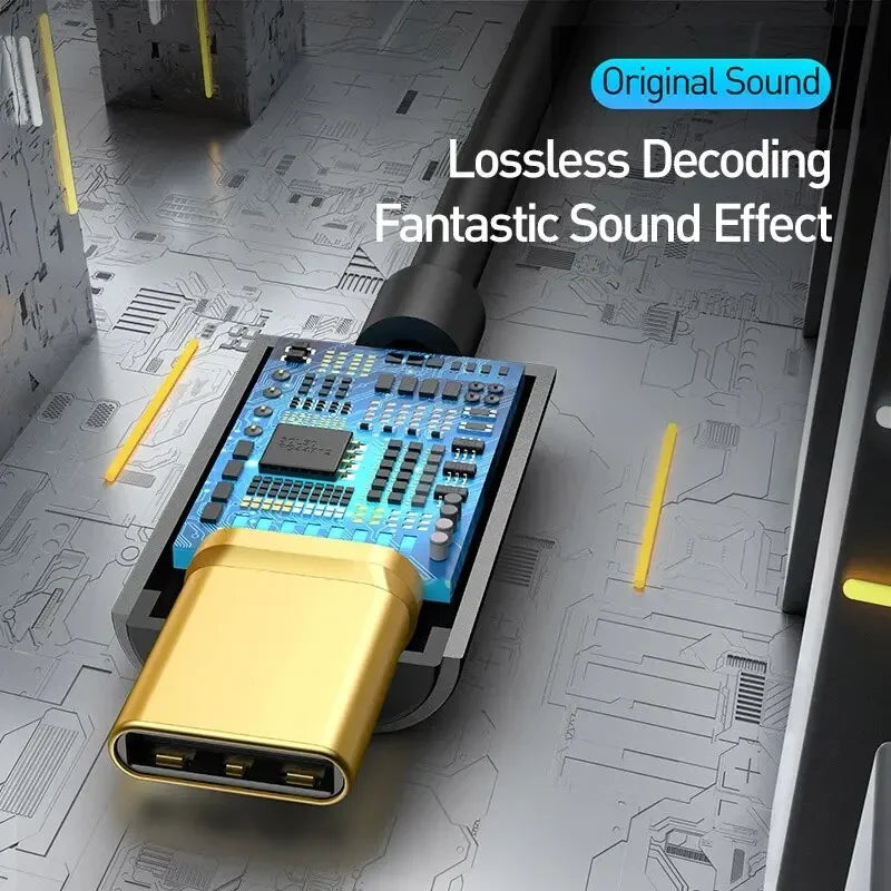 Type C to 3.5mm Earphone Jack AUX USB C Cable Adapter