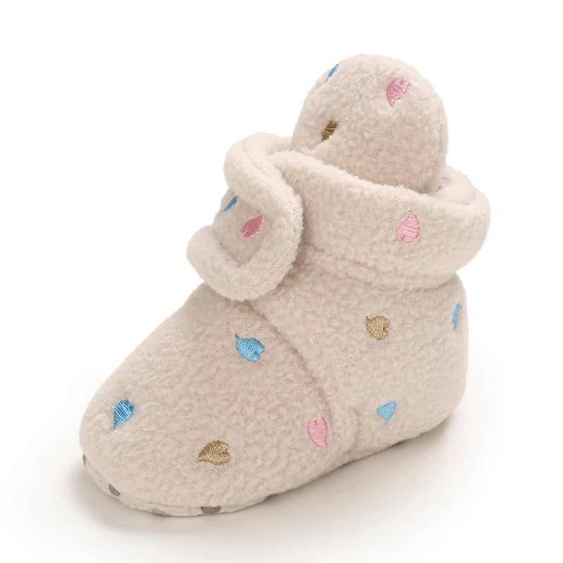 Newborn Baby Girls Boys Soft Booties Solid and comfortable