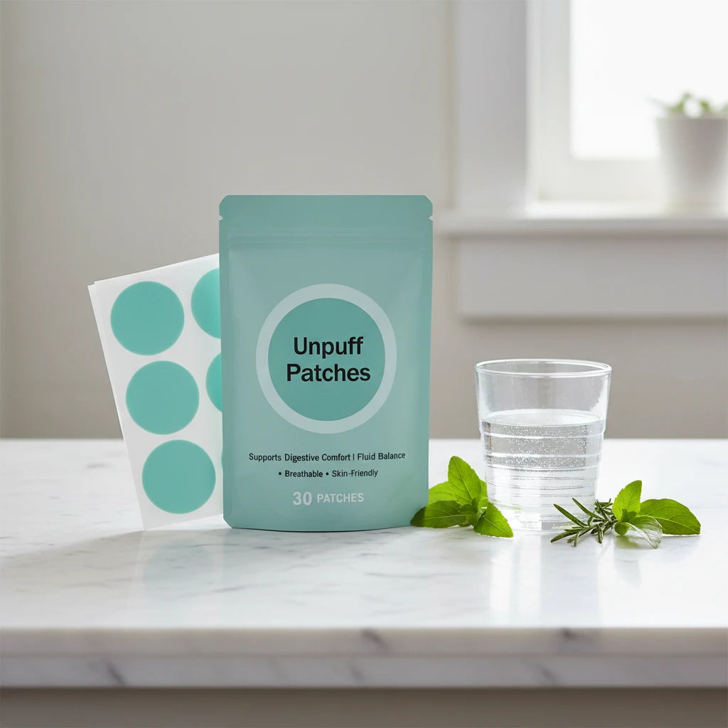 30 PATCHES Unpuff Patches Supports Digestive Comfort