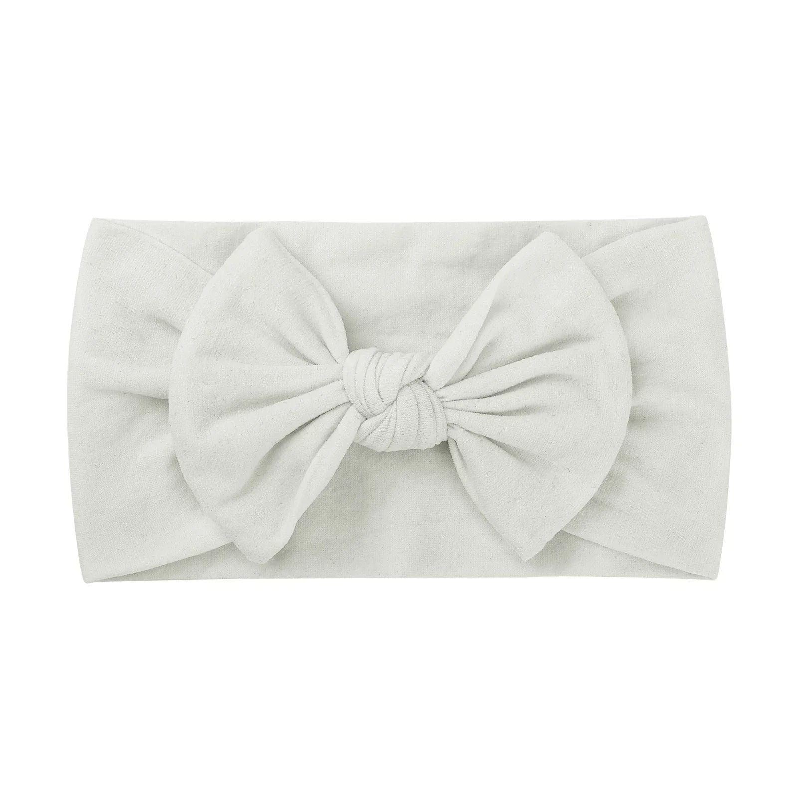 1Pc Baby Nylon Headscarf Astique Suitable Newborn Girl Flower Handmade Headband Elastic Hairband Turban Toddler Hair Accessories