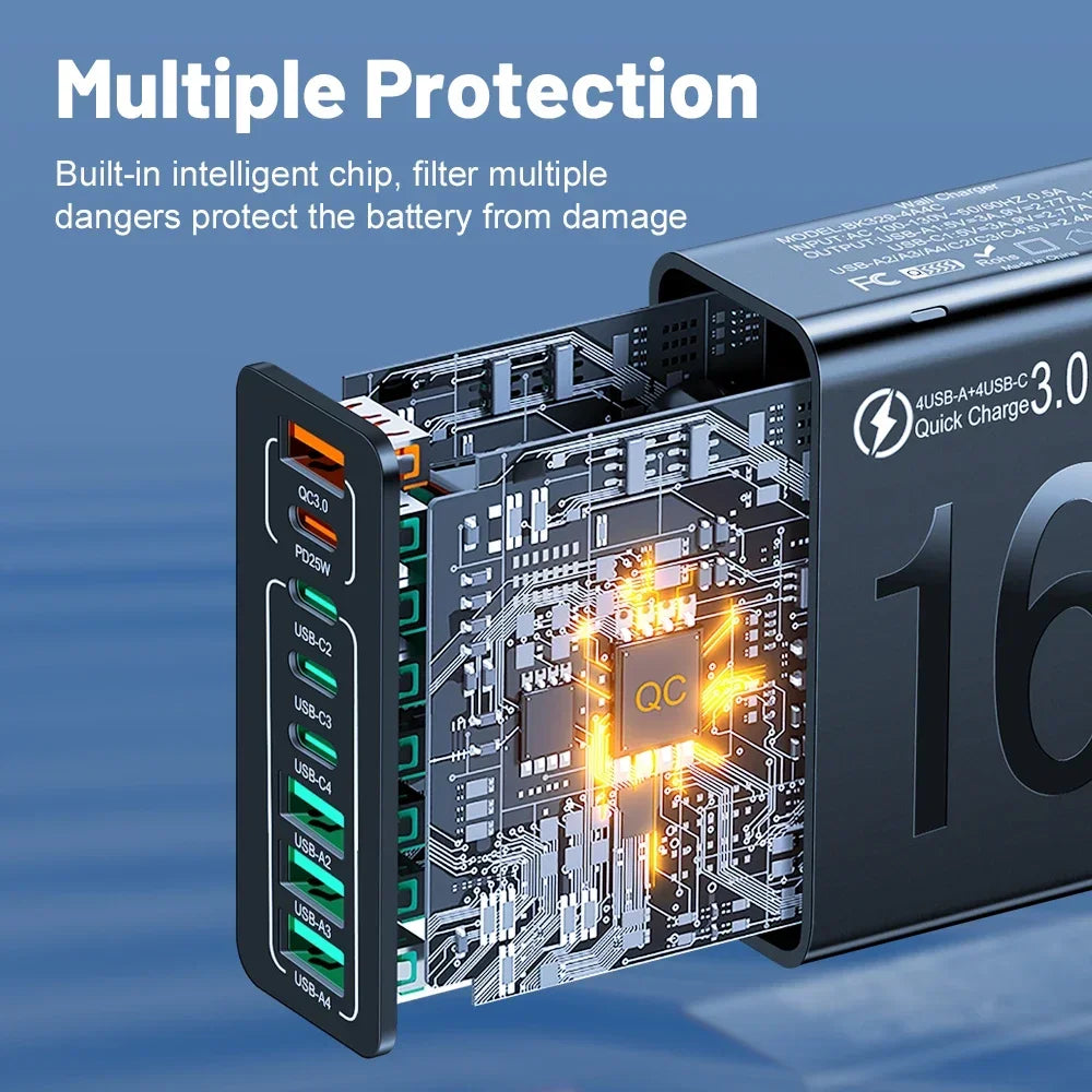 Multiple Ports High Speed Fast Quick Charging